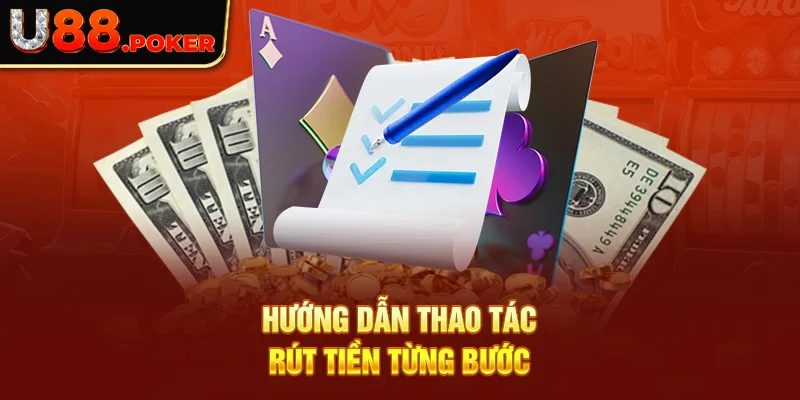 Hướng dẫn thao tác rút tiền từng bước