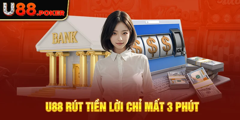 U88 rút tiền lời chỉ mất 3 phút