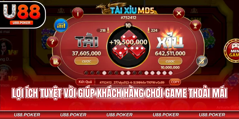 Lợi ích tuyệt vời giúp khách hàng chơi game thoải mái