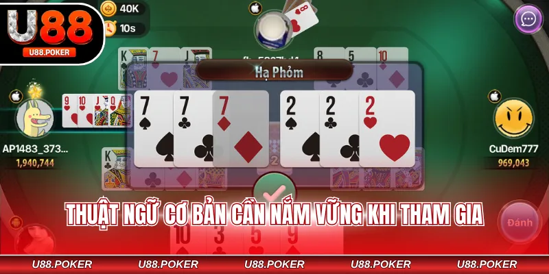 Thuật ngữ cơ bản cần nắm vững khi tham gia